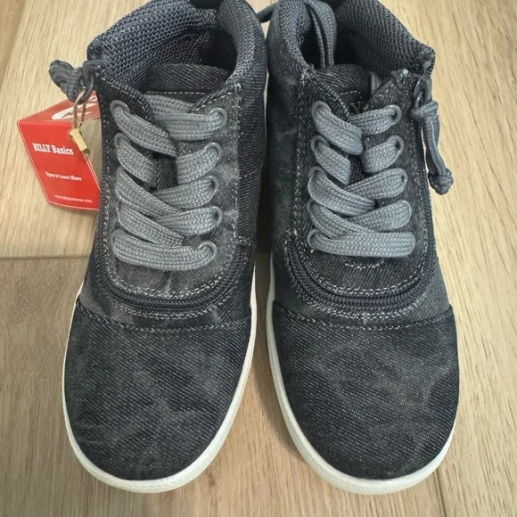 Billy Kids Charcoal High-Top Sneakers - Picture 2 of 5